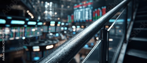 Engaging Leadership Development Training Activities Taking Place In Bustling Stock Exchange Environment