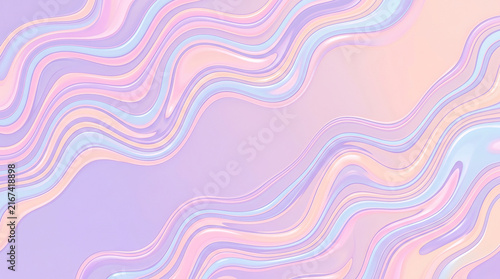 Pastel Liquid Wave Y2K Abstract Background