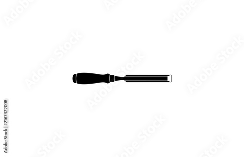 Minimalist Black Pen or Stylus Vector Icon