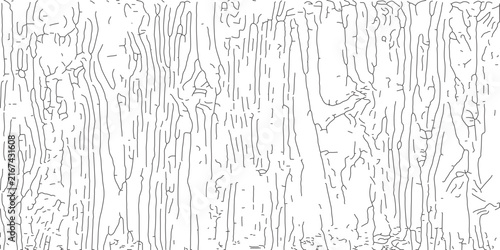 Wood Grain Line Art Outline Texture Overlay Background