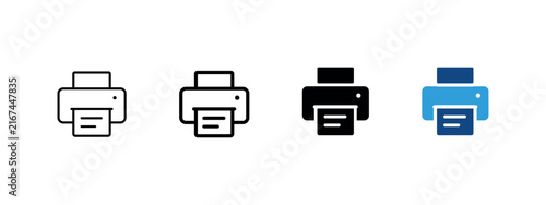 Bild auf Leinwand Printer icon