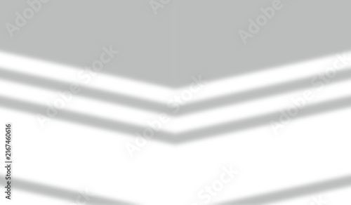 Abstract white architectural steps with soft shadows background