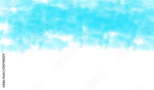 Blue watercolor texture background isolated on white background