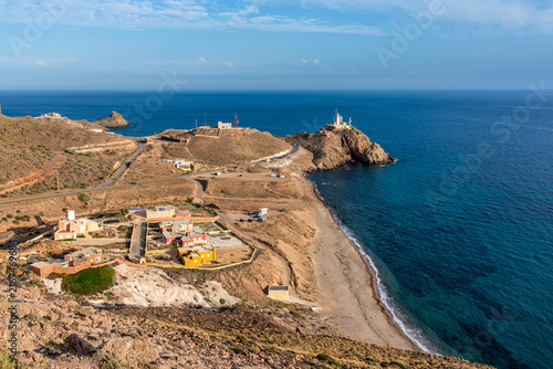 Scenic view in Cabo de Gata, Province of Almeria, Spain.