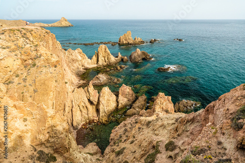 Scenic view in Cabo de Gata, Province of Almeria, Spain.