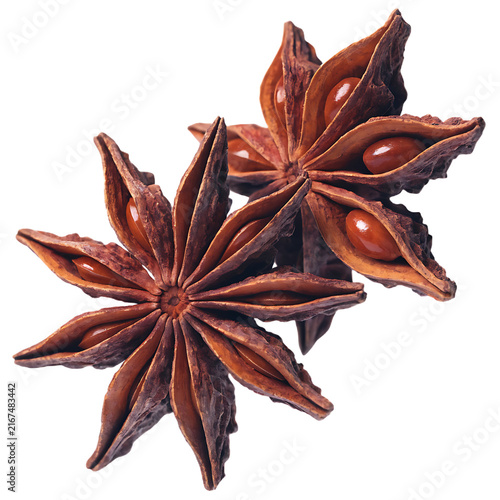 Star Anise Pods mockup Isolated on a Transparent Background