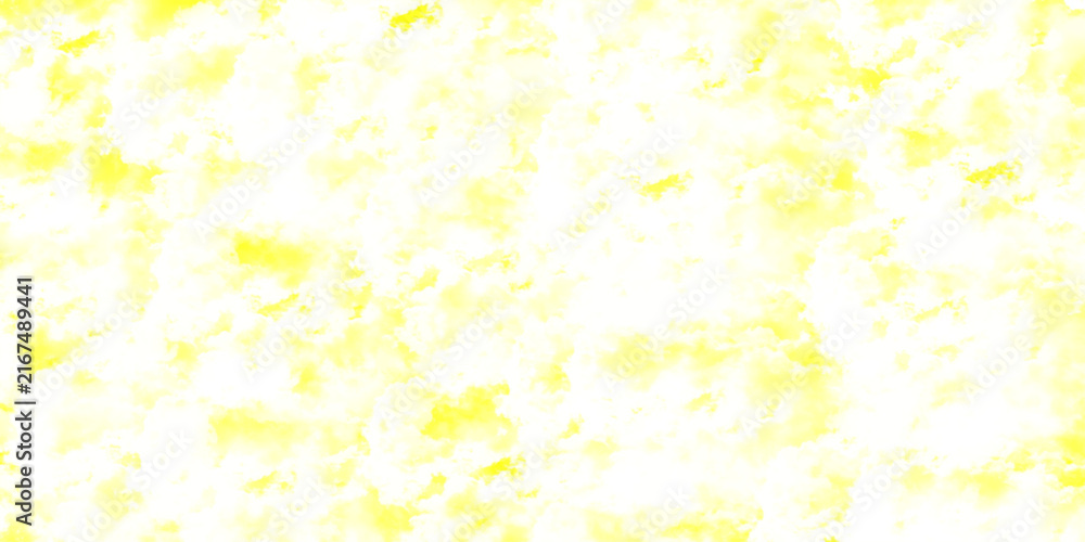 Fototapeta premium Yellow watercolor vector art background for cards soft pale-yellow watercolor background with cloudy abstract texture. Colorful vibrant aged background, fantasy smooth light.