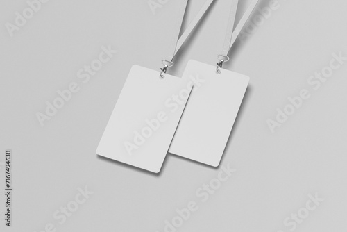 ID Card Blank Mockup