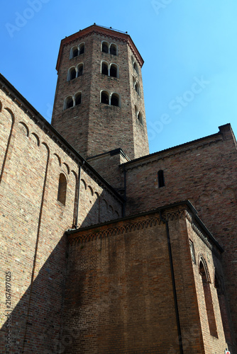 Canvastavla Basilica of Sant'Antonino in Piacenza, a famous Romanesque building dating back