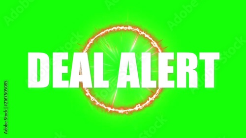 Three variations of text overlay with glowing orange circular light effects on a bright green background with overlays featuring glowing circles green screen video animated text
