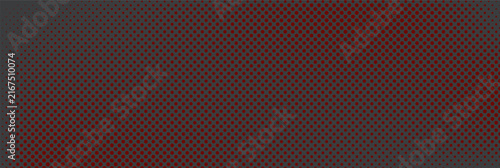 Abstract red and black halftone dot pattern background with a dense geometric texture, ideal for modern graphic design, posters, banners, technology concepts, digital projects, and wallpapers.