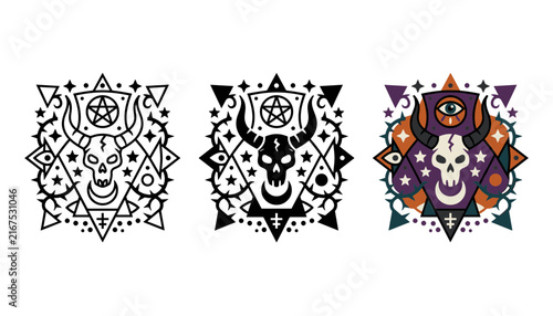 Intricate geometric and floral mandala patterns with symmetrical designs in black and white