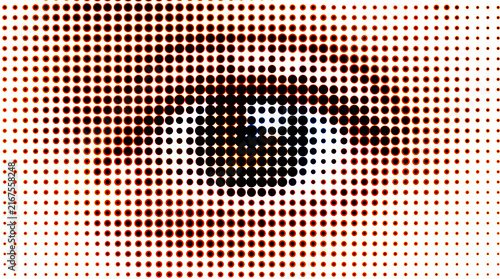 Abstract halftone pattern