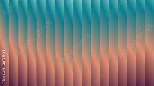 Abstract vertical gradient stripes in teal and peach with subtle lighting effects