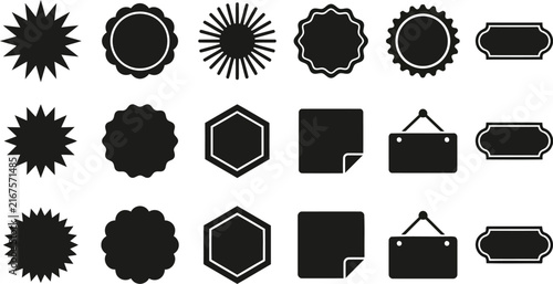 Golden Vintage Frame Labels Vector Set