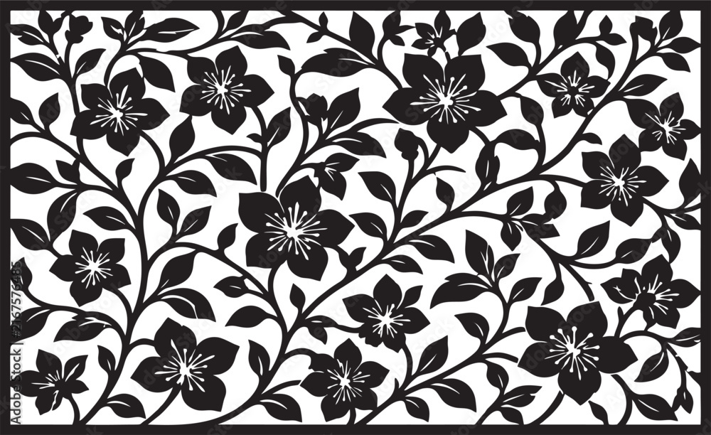 Fototapeta premium Pattern floral EPS