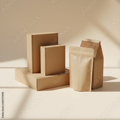open cardboard box