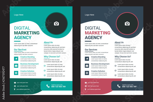 business flyer bundle or corporate flyer template set Orange and Blue color. corporate flyer, business proposal, promotion flyer flyer. creative corporate trendy unique business marketing agency flyer