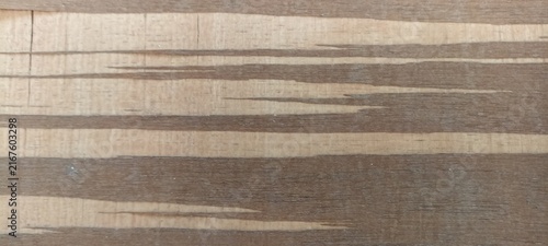 Fotografie Wooden texture background featuring alternating light and dark grain layers, ide