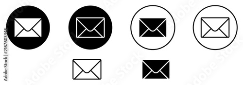 Картината върху платно Pictogrammes mail