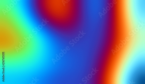 Colorful Thermal Heatmap Gradient Background with Blue and Orange Zones