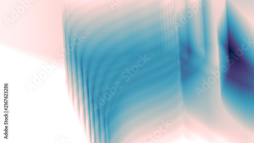 Copy Space Soft blue and white blurred forms create an abstract sense of movement with layered translucent shapes and gentle tonal transitions.
