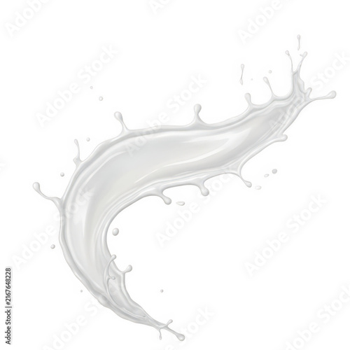 Minimalist abstract wave or splatter design