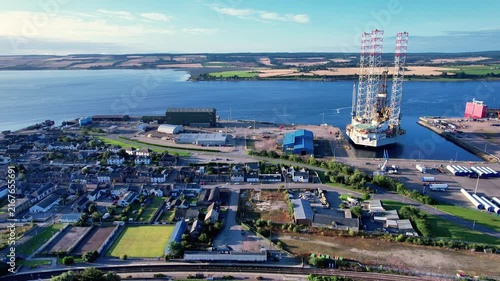Invergordon Scotland Aerial View
