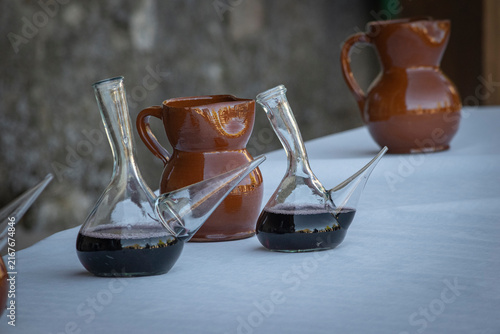 Konstfotografi Porrón de vino
