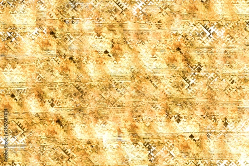 Konstfotografi Vintage Grunge Geometric Ethnic Pattern on Old Parchment Paper Texture

Descript