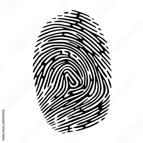 Fotografie Real Fingerprint Icon