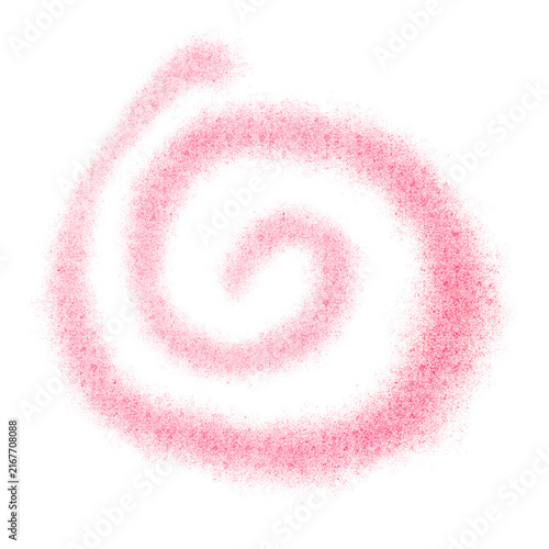 Pink Spray Paint Spiral Texture