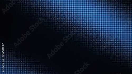 Blue halftone dot matrix background, abstract digital pixel pattern motion pixel abstract background