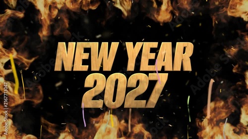 2027 New Year Celebration with Videos