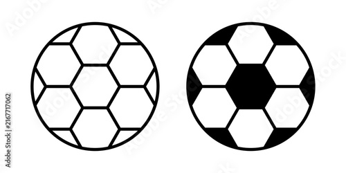Bild auf Leinwand Football icon vector design series