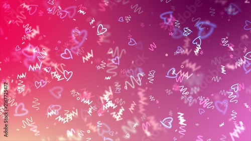 Festive colorful confetti and ribbons falling on transparent background. Celebration and event decor .Celebration carnival ribbons. Holiday and birthday elements.
