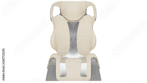 3d rendering sci-fi chair