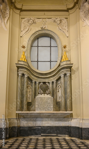 Tomb Monument of Cardinal Giulio Acquaviva d'Aragona  in San Giovanni in Laterano, basilica, church in Rome, Italy
