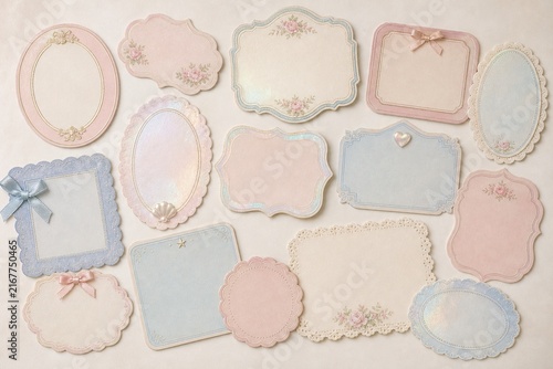Collection of pastel colored baby bloomers with delicate lace and ribbon details