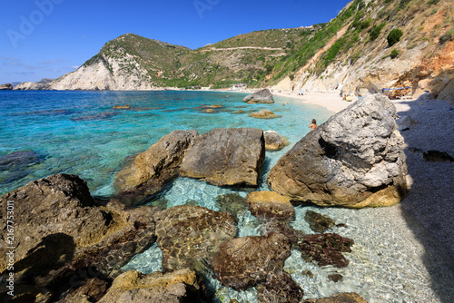 One of the most beautiful beaches on the island of Kefalonia in Greece