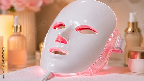 LED Light Therapy Face Mask for Modern Skincare and Beauty Treatment