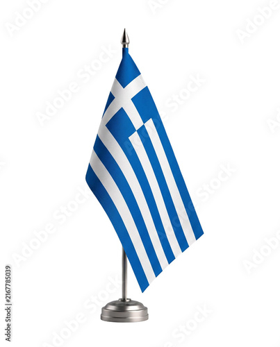 Greece Flag isolated background