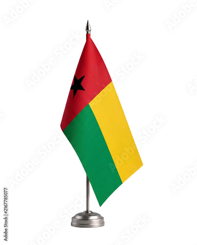 Guinea-Bissau Flag isolated background