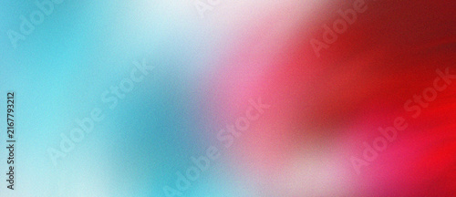 Canvastavla Bright cyan and coral red grainy gradient background offers energetic high contrast visual effect perfect for youthful brand marketing campaigns