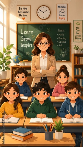 Group, family, people aesthetic flat lay composition on a soft neutral background
