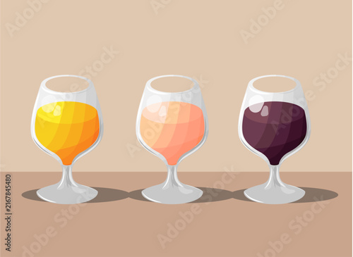 Copa de vino, cerveza y espumoso