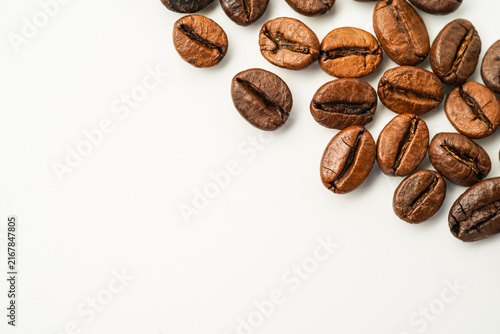 Kopi Luwak Indonesian premium coffee beans isolated, selected coffee beans
