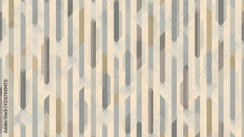Modern Abstract Geometric Seamless Pattern featuring Minimalist Book Spine Shapes in Muted Neutral Tones for Wallpaper and Background