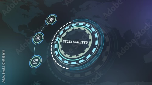 Decentralized technology concept showing distributed networks, peer connectivity, autonomous systems and secure digital infrastructure.