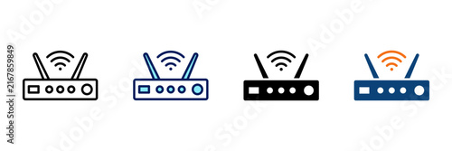 Broadband Multistyle Icon Set
